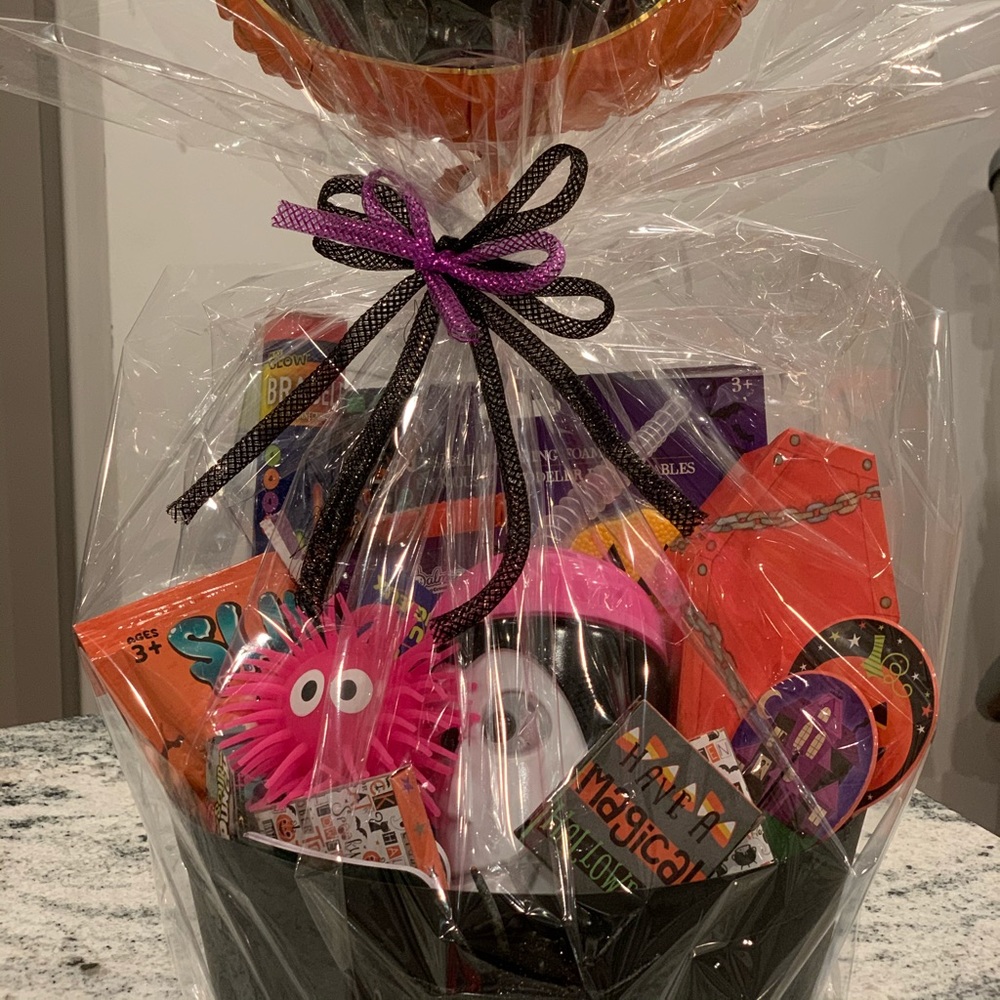 Halloween gift basket